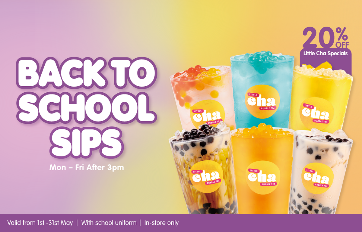 Little Cha- 20% Off Back To School Sips