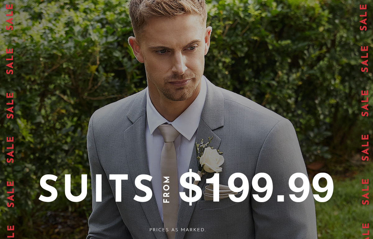 TAROCASH SALE SUITS FROM $199.99