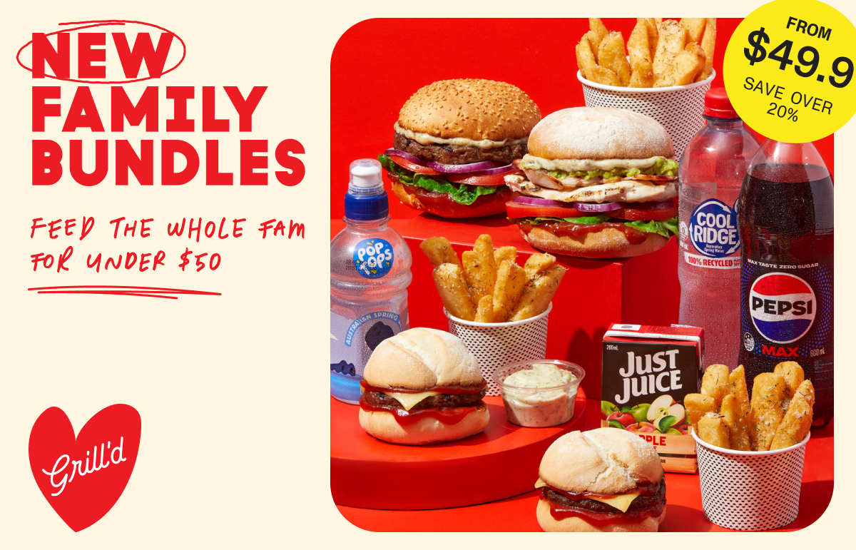 Feed the whole fam, from only $49.90. ​