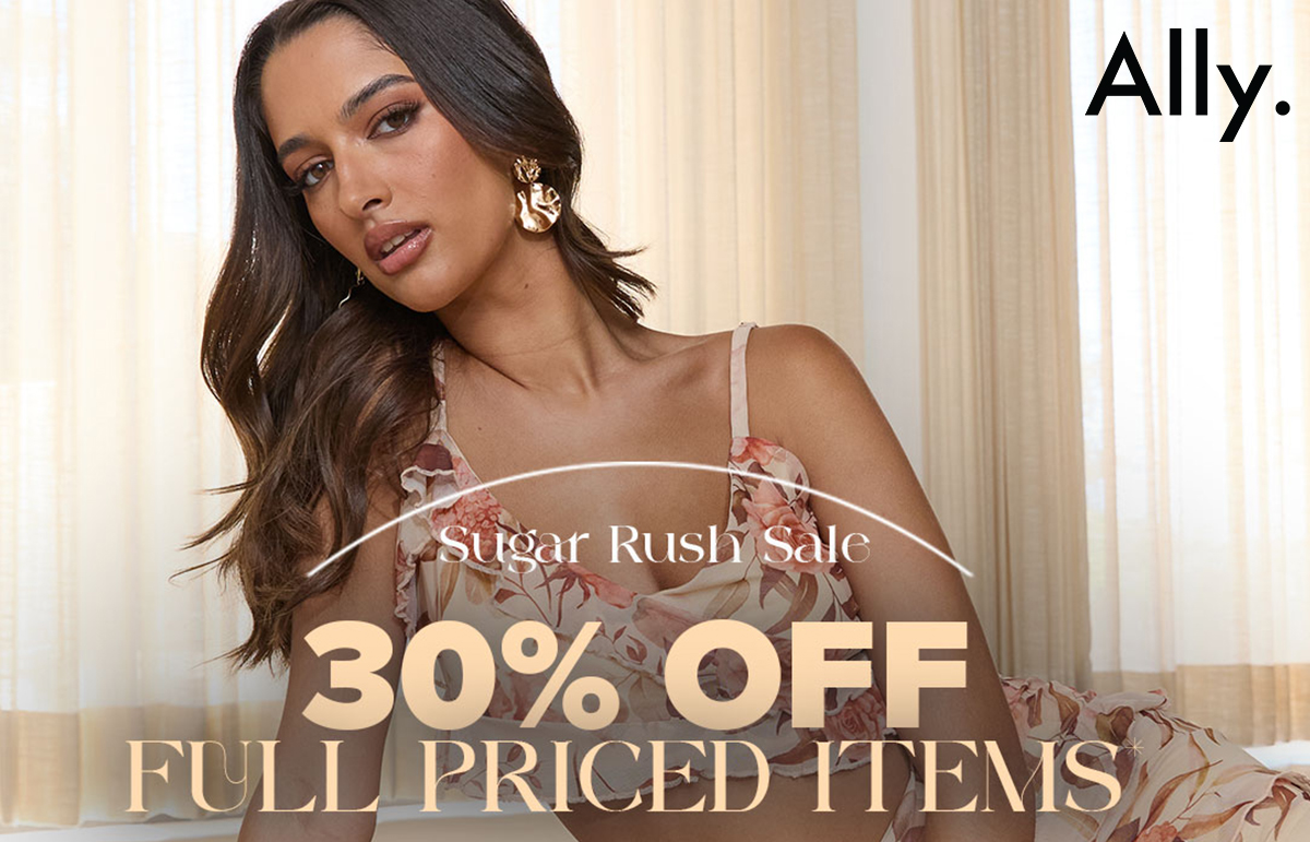 30% off full priced items at Ally Fashion
